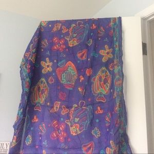 Tropical cotton sarong